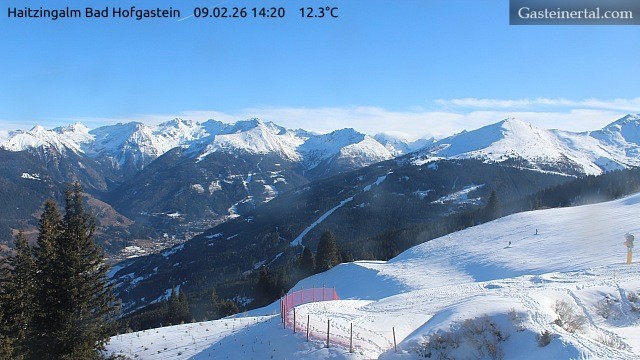 Archiv Foto Webcam Bad Hofgastein: Ausblick Haitzingalm