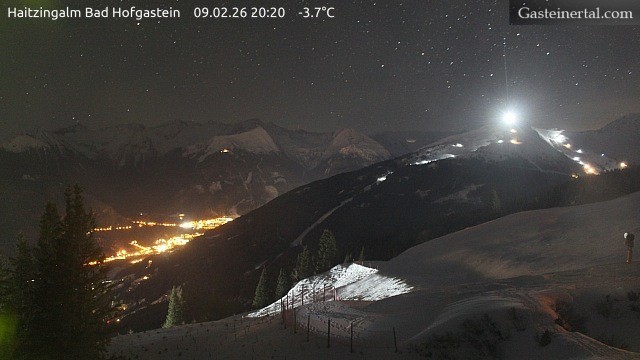 Archiv Foto Webcam Bad Hofgastein: Ausblick Haitzingalm
