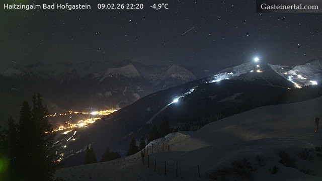 Archiv Foto Webcam Bad Hofgastein: Ausblick Haitzingalm