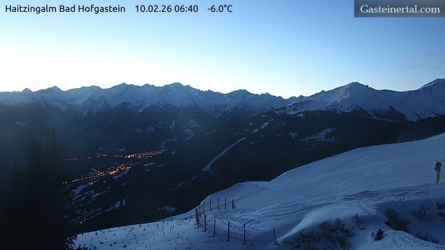 Archiv Foto Webcam Bad Hofgastein: Ausblick Haitzingalm