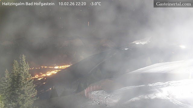 Archiv Foto Webcam Bad Hofgastein: Ausblick Haitzingalm