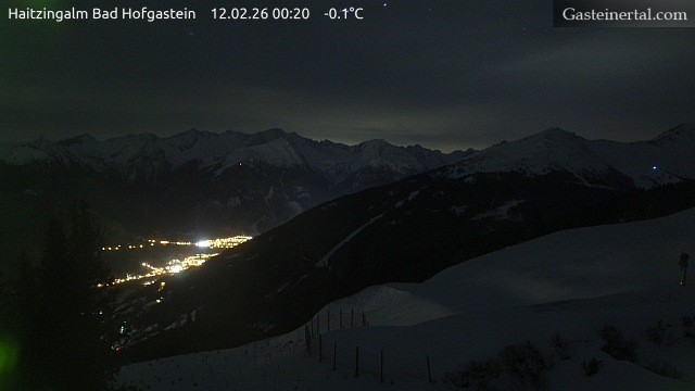 Archiv Foto Webcam Bad Hofgastein: Ausblick Haitzingalm