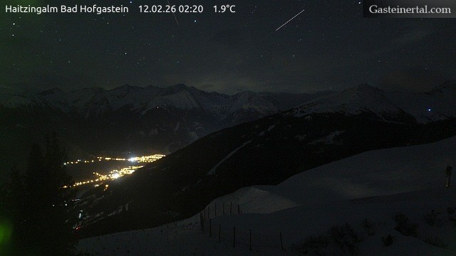 Archiv Foto Webcam Bad Hofgastein: Ausblick Haitzingalm