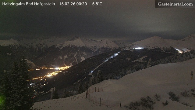 Archiv Foto Webcam Bad Hofgastein: Ausblick Haitzingalm