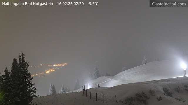 Archiv Foto Webcam Bad Hofgastein: Ausblick Haitzingalm