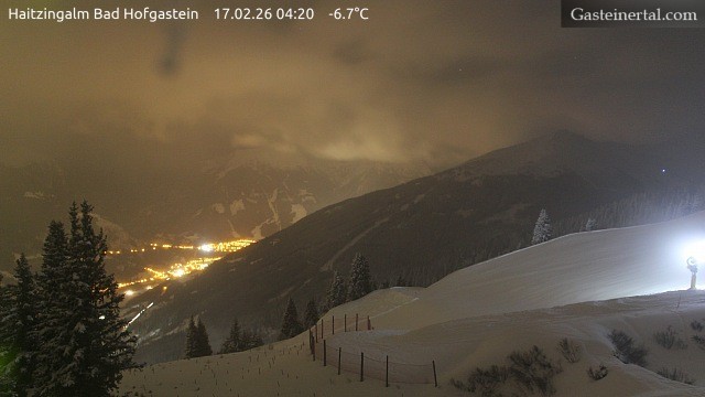 Archiv Foto Webcam Bad Hofgastein: Ausblick Haitzingalm