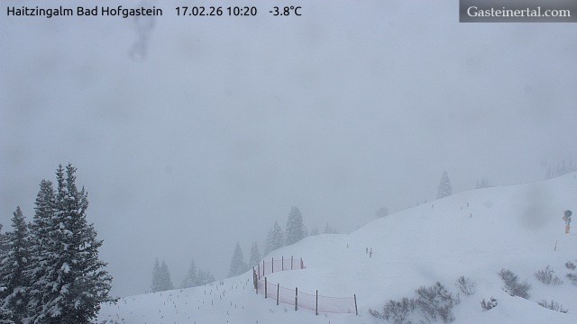 Archiv Foto Webcam Bad Hofgastein: Ausblick Haitzingalm
