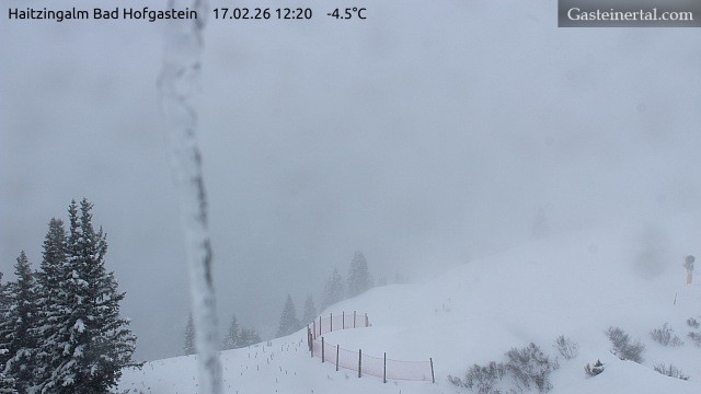 Archiv Foto Webcam Bad Hofgastein: Ausblick Haitzingalm
