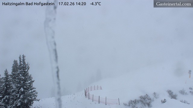 Archiv Foto Webcam Bad Hofgastein: Ausblick Haitzingalm