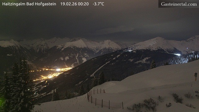 Archiv Foto Webcam Bad Hofgastein: Ausblick Haitzingalm