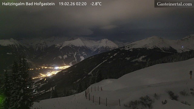 Archiv Foto Webcam Bad Hofgastein: Ausblick Haitzingalm