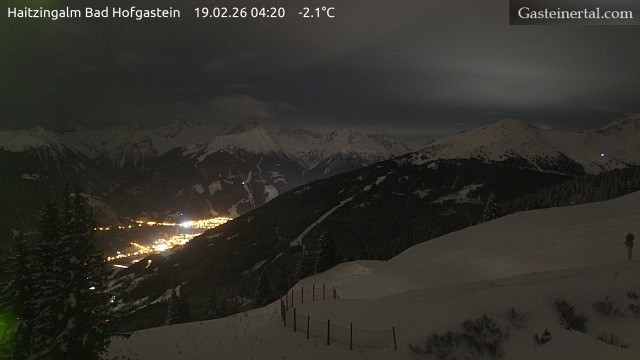 Archiv Foto Webcam Bad Hofgastein: Ausblick Haitzingalm