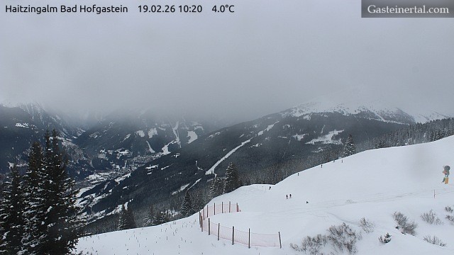 Archiv Foto Webcam Bad Hofgastein: Ausblick Haitzingalm