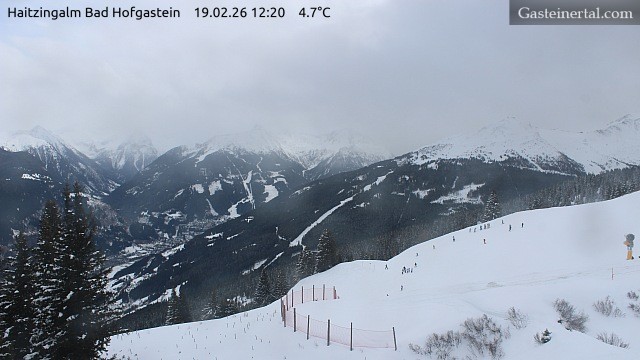 Archiv Foto Webcam Bad Hofgastein: Ausblick Haitzingalm