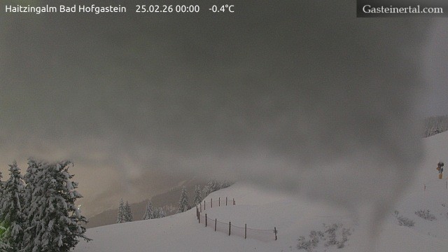 Archiv Foto Webcam Bad Hofgastein: Ausblick Haitzingalm