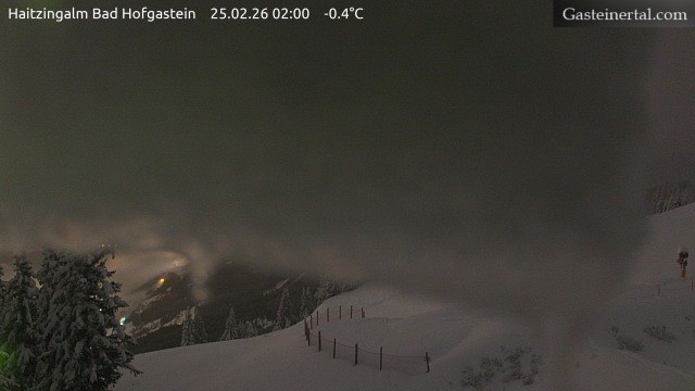Archiv Foto Webcam Bad Hofgastein: Ausblick Haitzingalm