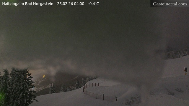 Archiv Foto Webcam Bad Hofgastein: Ausblick Haitzingalm