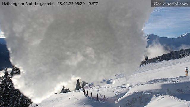 Archiv Foto Webcam Bad Hofgastein: Ausblick Haitzingalm