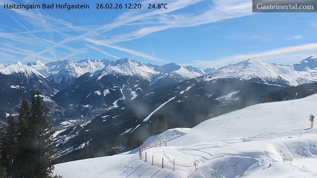 Archiv Foto Webcam Bad Hofgastein: Ausblick Haitzingalm