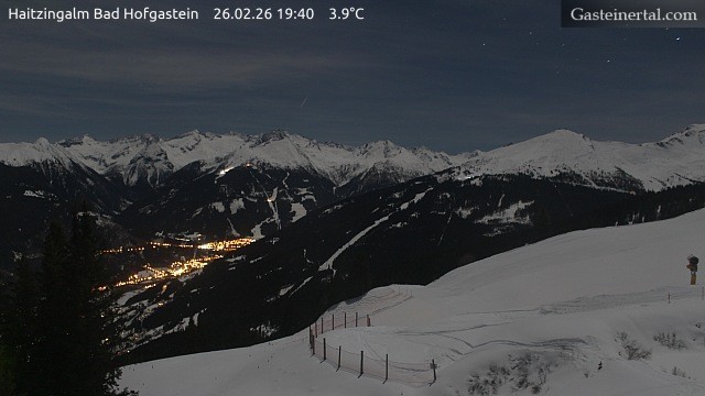 Archiv Foto Webcam Bad Hofgastein: Ausblick Haitzingalm