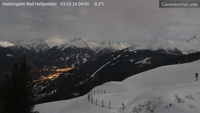 Archiv Foto Webcam Bad Hofgastein: Ausblick Haitzingalm