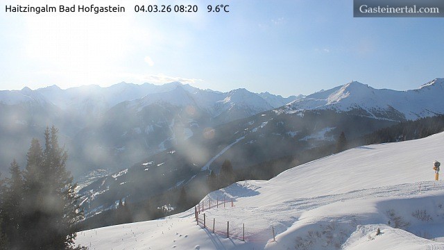 Archiv Foto Webcam Bad Hofgastein: Ausblick Haitzingalm
