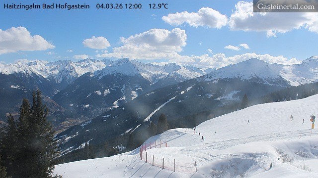 Archiv Foto Webcam Bad Hofgastein: Ausblick Haitzingalm