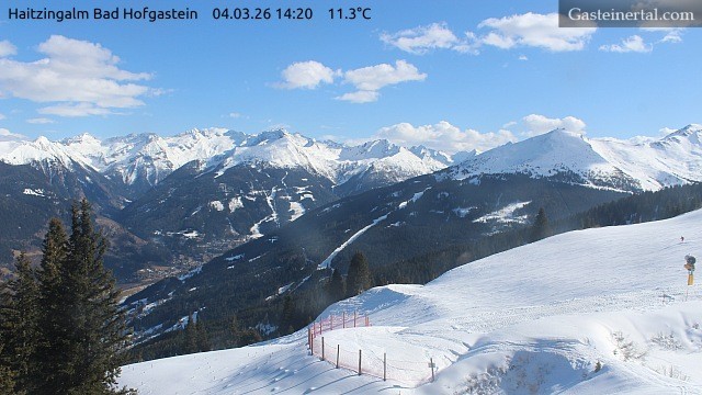 Archiv Foto Webcam Bad Hofgastein: Ausblick Haitzingalm