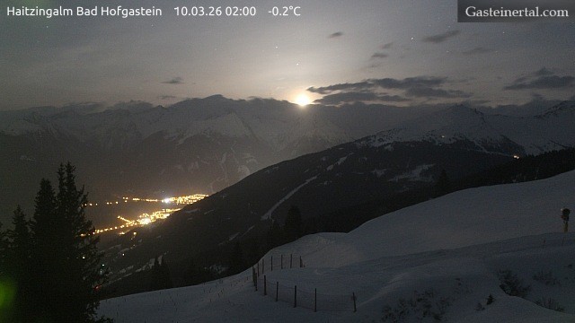Archiv Foto Webcam Bad Hofgastein: Ausblick Haitzingalm