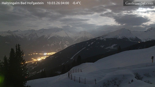 Archiv Foto Webcam Bad Hofgastein: Ausblick Haitzingalm