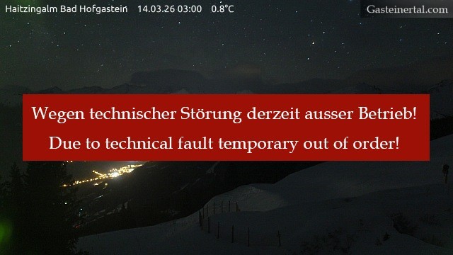 Archived image Webcam Haitzingalm View - Bad Hofgastein