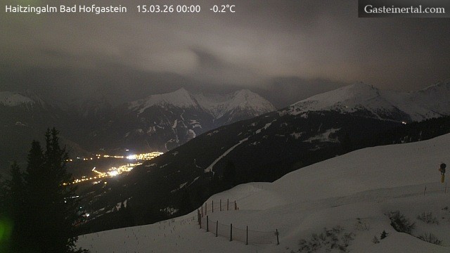 Archiv Foto Webcam Bad Hofgastein: Ausblick Haitzingalm