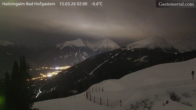 Archiv Foto Webcam Bad Hofgastein: Ausblick Haitzingalm