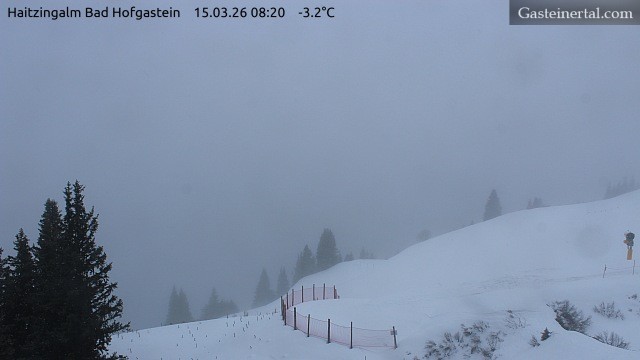 Archiv Foto Webcam Bad Hofgastein: Ausblick Haitzingalm