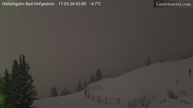 Archiv Foto Webcam Bad Hofgastein: Ausblick Haitzingalm