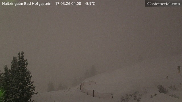 Archiv Foto Webcam Bad Hofgastein: Ausblick Haitzingalm