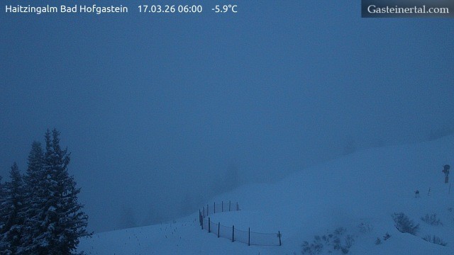 Archiv Foto Webcam Bad Hofgastein: Ausblick Haitzingalm