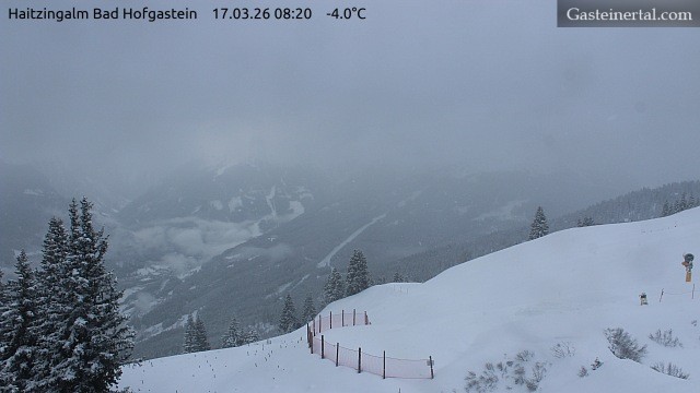 Archiv Foto Webcam Bad Hofgastein: Ausblick Haitzingalm