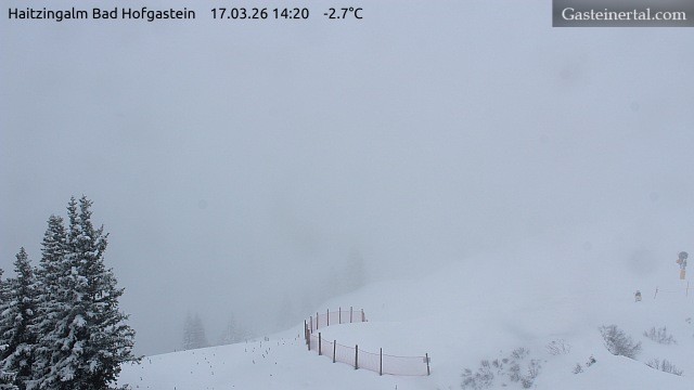 Archiv Foto Webcam Bad Hofgastein: Ausblick Haitzingalm