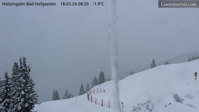 Archiv Foto Webcam Bad Hofgastein: Ausblick Haitzingalm