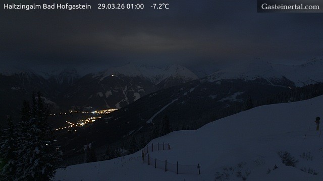 Archiv Foto Webcam Bad Hofgastein: Ausblick Haitzingalm
