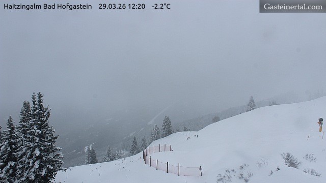 Archiv Foto Webcam Bad Hofgastein: Ausblick Haitzingalm