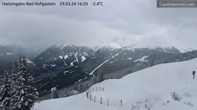 Archiv Foto Webcam Bad Hofgastein: Ausblick Haitzingalm