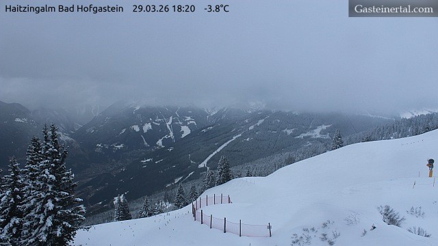 Archiv Foto Webcam Bad Hofgastein: Ausblick Haitzingalm