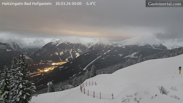 Archiv Foto Webcam Bad Hofgastein: Ausblick Haitzingalm