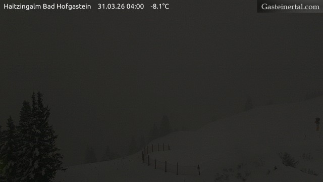 Archiv Foto Webcam Bad Hofgastein: Ausblick Haitzingalm