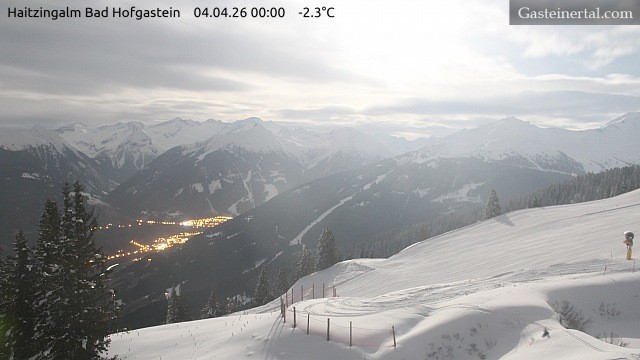 Archiv Foto Webcam Bad Hofgastein: Ausblick Haitzingalm