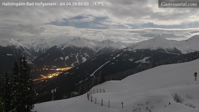 Archiv Foto Webcam Bad Hofgastein: Ausblick Haitzingalm