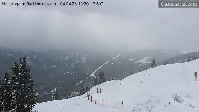 Archiv Foto Webcam Bad Hofgastein: Ausblick Haitzingalm