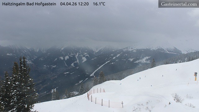 Archiv Foto Webcam Bad Hofgastein: Ausblick Haitzingalm
